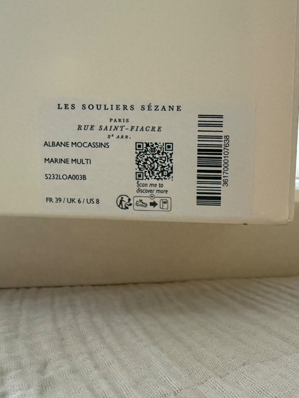 [NWT] Sézane Albane Loafers - Marine Multi - Picture 4 of 4